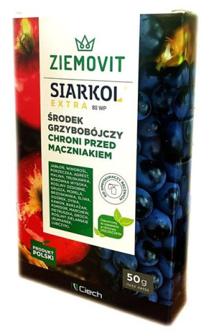 Siarkol Extra 50g Grzybobójczy Mączniak