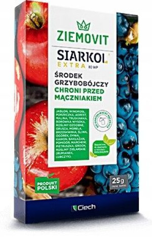 Siarkol Extra 25g Grzybobójczy Mączniak