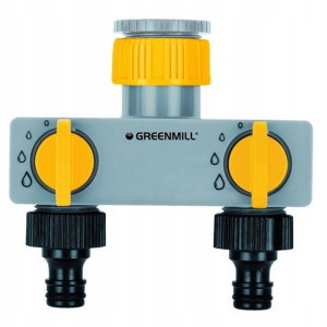Rozdzielacz podwójny na kran 1”-3/4” GB1683C