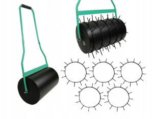 Walec Ogrodowy Do Trawy Ziemi 50cm + KOLCE Aerator