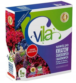 Nawóz do kwiatów ogrodowych i balkonowych Vila 1KG