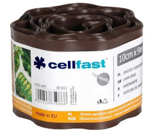 Cellfast Obrzeże Trawnikowe Brązowe 10cm x 9mb