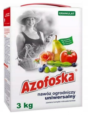 Nawóz Granulowany Azofoska 3KG Trawnik Owoce Sad