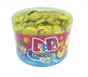 Dippo choco smile figurki smak czekoladowy 5gx100