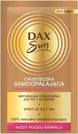 Dax SUN Chusteczka Samoopalająca 1 szt.