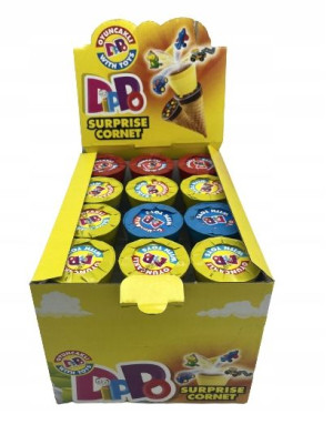 12× ROŻEK WAFLOWY dla dzieci z niespodzianką 25g
