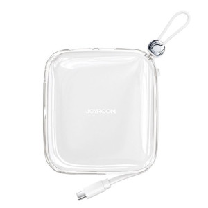 Powerbank Joyroom JR-L002 Jelly Series 10000mAh 22.5W + kabel USB-C biały