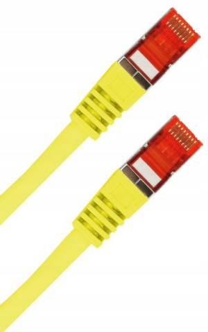 Patchcord F/UTP 6 Alantec RJ45 / RJ45 2 m żółty