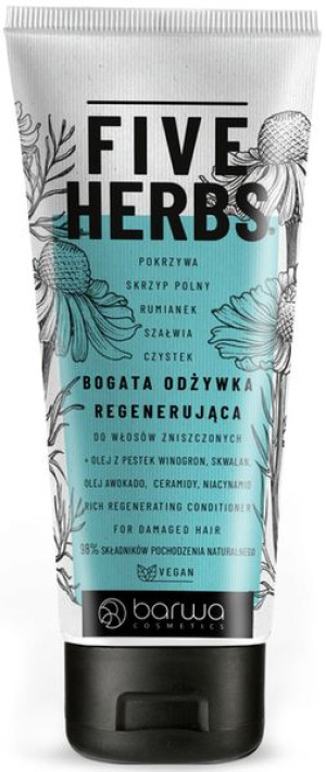 Barwa Five Herbs - Odżywka Regenerująca 180ml
