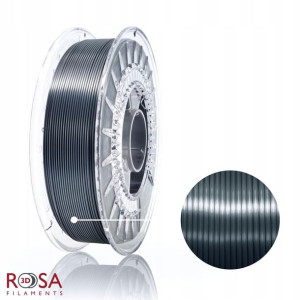 Filament ROSA3D PLA SILK 1,75mm 800g Grafitowy