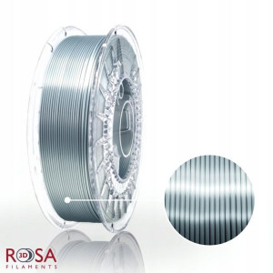 Filament ROSA3D PLA SILK 1,75mm 800g Stalowy Steel