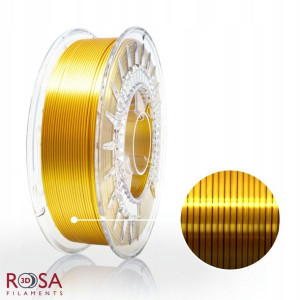 Filament ROSA3D PLA SILK 1,75mm 800g Złoty Gold