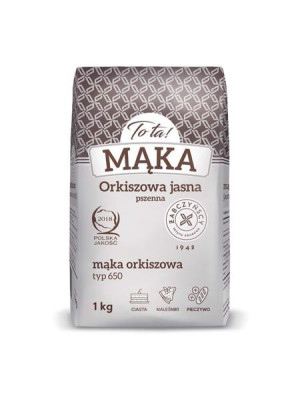 ToTa! Mąka orkiszowa jasna typ 650 1 kg