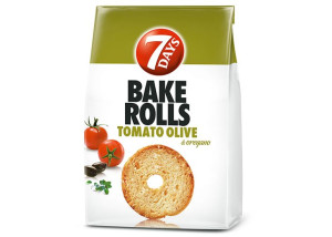 7-Days Bake Rools Chrupiące pieczywo o smaku pomidorów 150 g