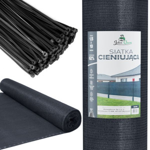 Siatka Cieniująca Maskująca Na Płot 1,5x10m 62% Uv