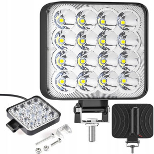 Lampa Robocza 16 Led Halogen 48w 12v - 24v Cob E50