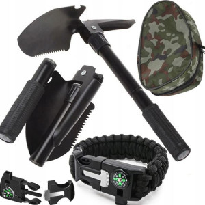 Saperka Wojskowa Survival Niezbędnik + Bransoletka