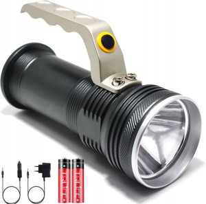 Latarka Taktyczna Led Xml-t6 Zoom 1km 3x Aku Mocna