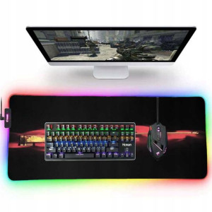 Podkładka Gamingowa Pod Myszkę Podświetlana Rgb Xl