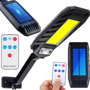 Lampa Solarna Uliczna Latarnia Pilot Cob 180 Led