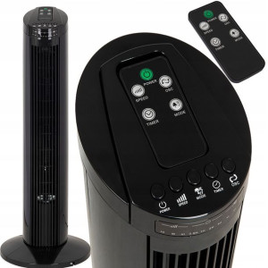 Wentylator Kolumnowy Wiatrak Podłogowy 70w + Pilot