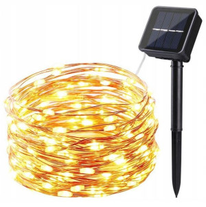 Girlanda Solarna Ogrodowa Lampki Druciki Led Xxl