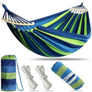 Duży Hamak Ze Stelażem 240x150 Dwuosobowy 200kg Xl