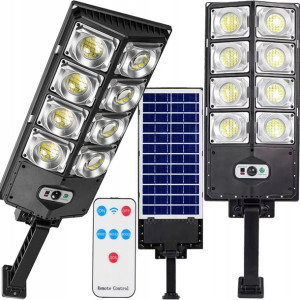 Lampa Solarna 800w Czujnik Zmierzchu Ruchu + Pilot