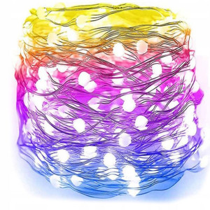 Lampki Choinkowe 100 Led Drucik Na Baterie Ozdobne