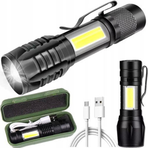 Latarka Taktyczna Led Cree Xml-q5 Zoom Waterproof