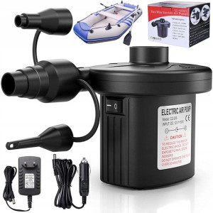Elektryczna Pompka Materac Basen 12v/230v Końcówki