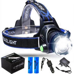 Latarka Czołowa Czołówka Lampka Led Zoom Xml-t6