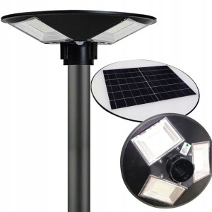Duża Lampa Solarna Latarnia Uliczna Ogrodowa Pilot