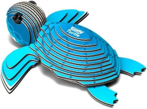 Kartonowa układanka puzzle 3D żółw Eugy
