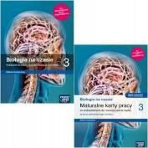 ZESTAW Biologia na czasie 3 LO ROZSZ Podręcz+karty