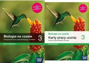 ZESTAW Biologia na czasie 3 LO PODST Podręcz+karty
