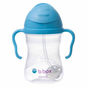 Bidon z rurką borówkowy bez BPA b.box