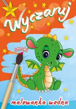 Kolorowanka wodna wyczaruj smoki