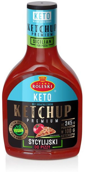 Roleski Ketchup Premium Sycylijski Keto 425g