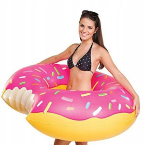 Dmuchane Koło Do Pływania Donut Pączek 90cm