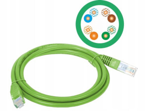 Patchcord U/UTP 5e Alantec RJ45 / RJ45 5 m zielony