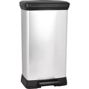 Plastikowy kosz na odpady Decobin, pojemność 50 l