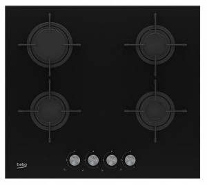 PŁYTA GAZOWA BEKO HILG 642220S czarne szkło