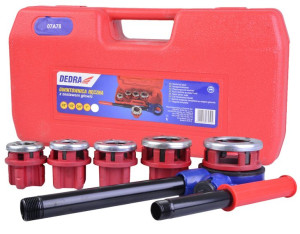 Dedra Zestaw Gwintownic 3/8" , 1/2" , 3/4", 1", 1-1/4" 07a78