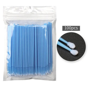 100szt Mikro Aplikatory Niebieskie