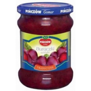 Gomar Pińczów Buraczki z porem i cebulą 450g