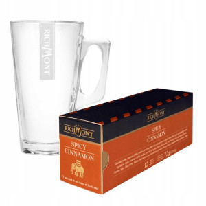Richmont Spicy Cinnamon 12 Saszetek + Szklanka Hot Winter