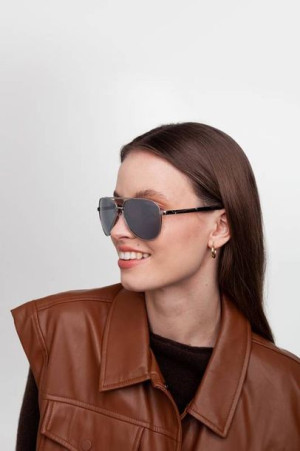 Okulary przeciwsłoneczne polaryzacyjne aviator lustrzanki POLARISS POL 1005