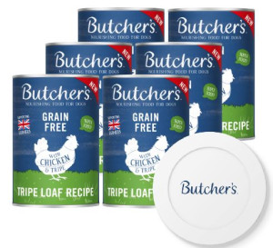 BUTCHER'S Original Tripe, karma dla psa, z kurczakiem i żwaczem, pasztet 6x