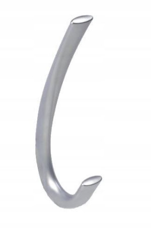 WIESZAK MEBLOWY NA UBRANIA 5405 aluminium